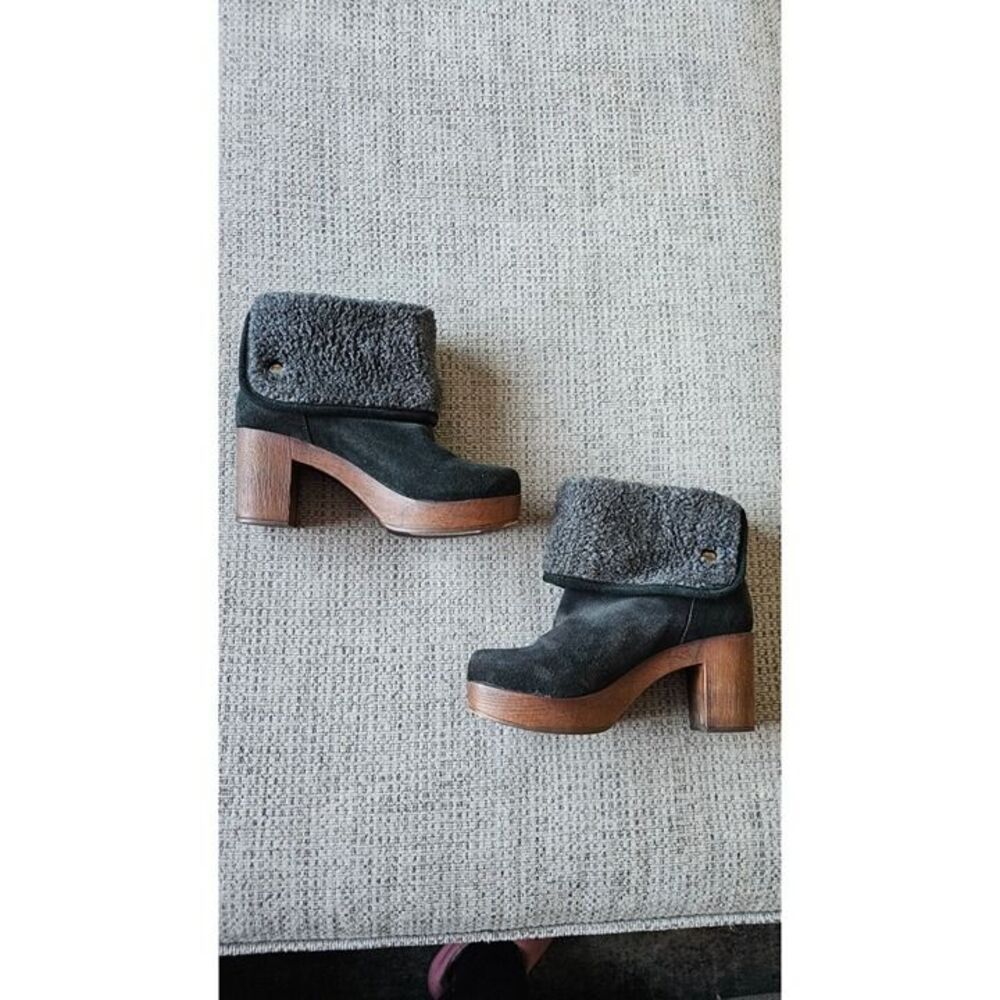 Eric Michael "Noreen" Fold-Over Suede Boots - Size: 37 (6.5/7 women's)